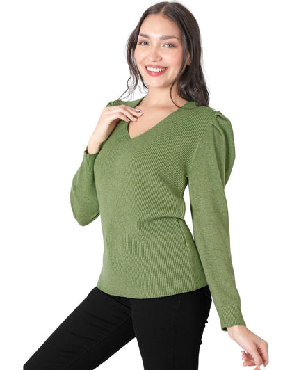 Sweater Mujer Verde Uk 56704849