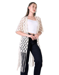 Saco Mujer Casual Cardigan Beige Nyd 58005408