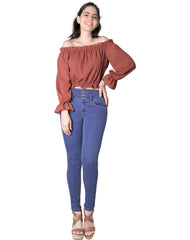 Jeans Mujer Básico Skinny Azul Furor 62105009