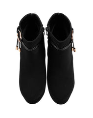 Botin Mujer Formal Tacon Negro Vifra 08004303
