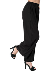 Pantalón Mujer Moda Recto Negro Stfashion 69704807