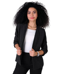 Saco Mujer Casual Blazer Negro Stfashion 57405403
