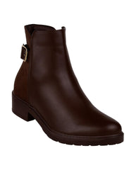 Botin Mujer Casual Tacon Café Lady Paulina 02704113