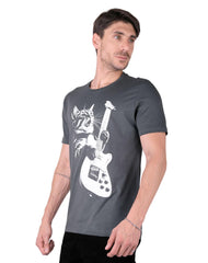 Playera Hombre Moda Camiseta Gris Aditivo 55205221