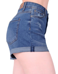 Short Mujer Casual Skinny Azul Marezzi 54405407