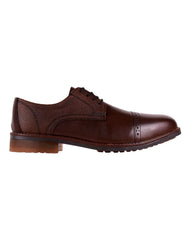 Zapato Hombre Oxford Vestir Café Piel Lugo Conti 04704201