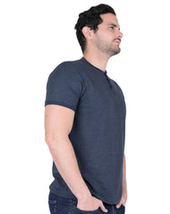 Playera Hombre Moda Camiseta Azul Stfashion 61705405