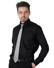 Camisa Hombre Vestir Regular Negro Lavin 54104601