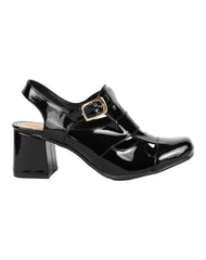 Sandalia Mujer Formal Tacon Negro Stfashion 03804202
