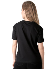 Playera Mujer Moda Camiseta Negro Stfashion 68705004