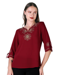 Blusa Mujer Rojo Paloma 56405215