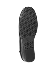 Zapato Mujer Mocasin Vestir Cuña Negro Piel Flexi 02504157