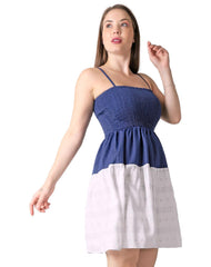 Vestido Mujer Casual Azul Stfashion 64105096