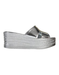 Sandalia Mujer Casual Plata Stfashion 04204209