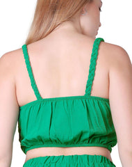 Conjunto Blusa Y Pantalón Mujer Verde Stfashion 52405025