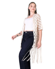 Saco Mujer Casual Cardigan Beige Nyd 58005408