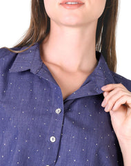Blusa Mujer Azul Stfashion 79305432