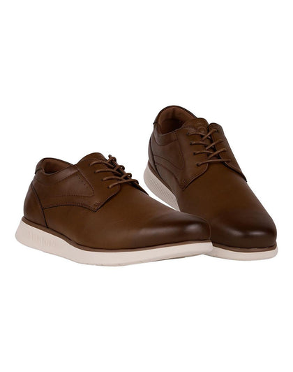 Zapato Hombre Oxford Casual Café Capa De Ozono 06004120