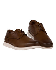 Zapato Hombre Oxford Casual Café Capa De Ozono 06004120