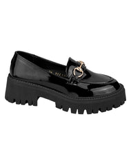 Zapato Mujer Mocasín Casual Tacón Negro Stfashion 04803812