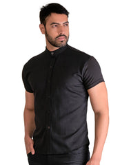 Camisa Hombre Casual Slim Negro Stfashion 50503801