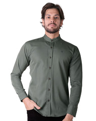 Camisa Hombre Casual Slim Verde Stfashion 50505202