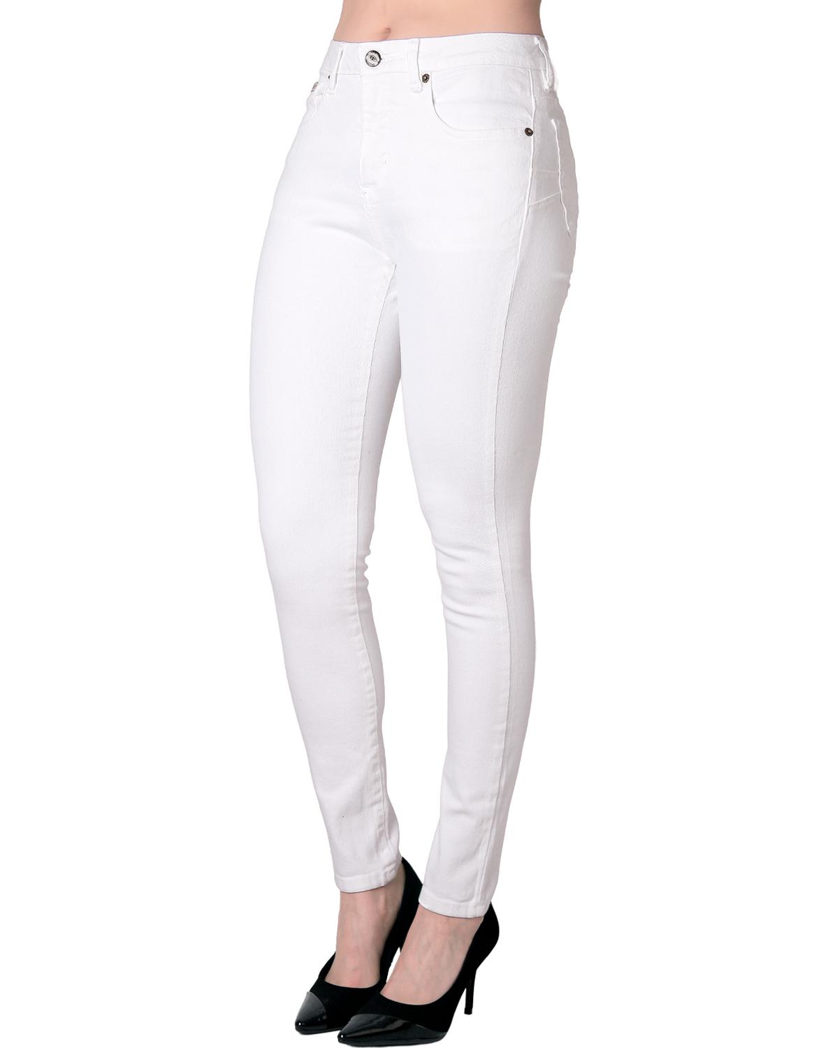 Jeans Básico Mujer Dayana Blanco 50803601 Mezclilla Stretch