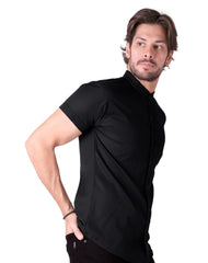 Camisa Hombre Casual Slim Negro Stfashion 50505029