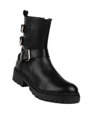 Botin Mujer Casual Tacon Negro Stfashion 09804100