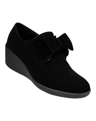 Zapato Mujer Mocasin Casual Cuña Negro Stfashion 20304000