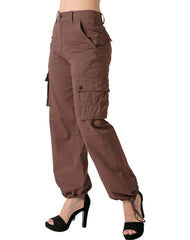 Pantalón Mujer Moda Jogger Café Roosevelt 50105012