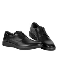 Zapato Hombre Oxford Vestir Oxford Negro Piel Flexi 02503830
