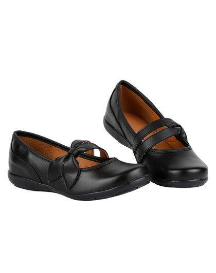 Zapato Escolar Piso Niña Negro Tactopiel Stfashion 19903801