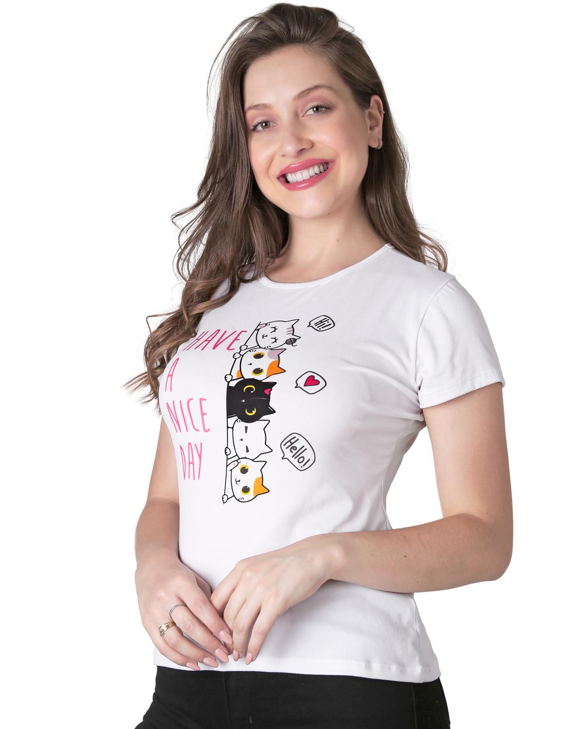 Playera Moda Camiseta Mujer Blanco Stfashion 69704630