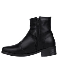 Botin Mujer Casual Tacon Negro Stfashion 00304116