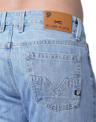 Jeans Hombre Basico Recto Azul Silver Plate 60105001