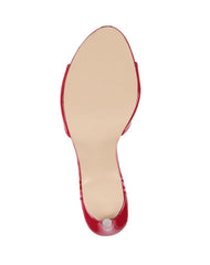 Sandalia Mujer Formal Tacon Rojo Stfashion 04204218