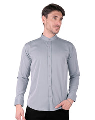 Camisa Hombre Casual Slim Gris Stfashion 50505209