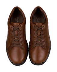 Zapato Hombre Oxford Casual Café Piel Flexi 02504084