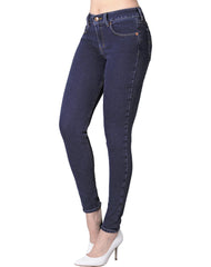 Jeans Básico Mujer Oggi Satin 59103102 Mezclilla Stretch