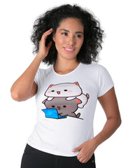 Playera Mujer Moda Camiseta Blanco Stfashion 69704643
