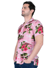 Camisa Hombre Casual Regular Rosa American Fly 51405412