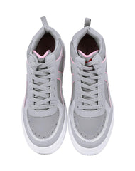 Tenis Mujer Casual Plataforma Gris Stfashion 19804100