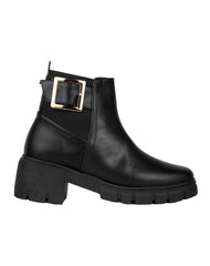 Botin Mujer Casual Tacon Negro Stfashion 00304118