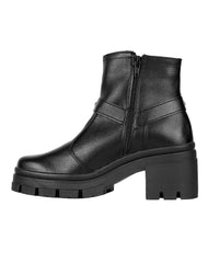 Botin Mujer Casual Tacon Negro Stfashion 04004107