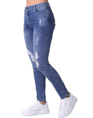 Jeans Mujer Moda Skinny Azul Stfashion 52905005