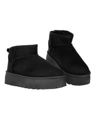 Bota Mujer Invernal Plataforma Negro Furor 19404104