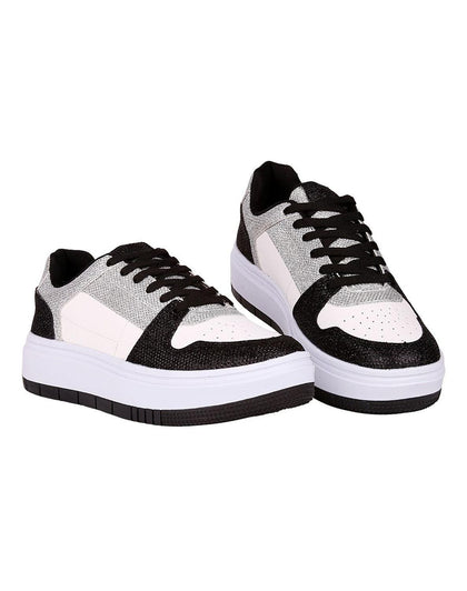 Tenis Mujer Casual Plataforma Blanco Dinoskulls 20804100