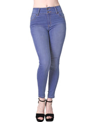 Jeans Basico Skinny Mujer Azul Stfashion 63104211