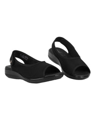 Sandalia Mujer Casual Negro Flexi 02504247